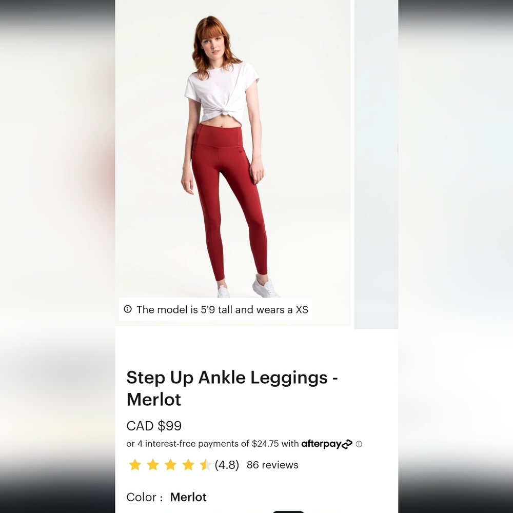 Lolë L Step Up (Sport) Leggings with pockets